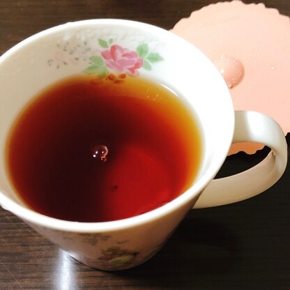 蓋をして蒸らすといつもの紅茶の出がよくなって、とても美味しかったです♪
ありがとうございます！